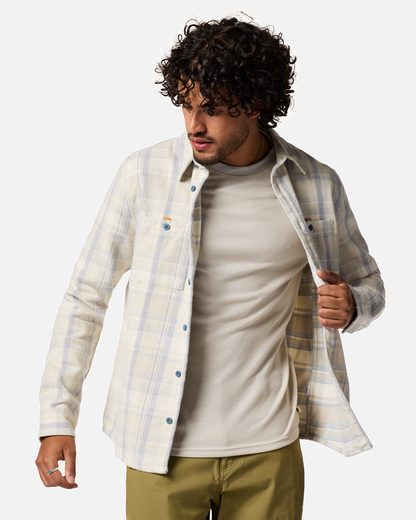 Versatile Outdoor Use Mero Organic Flannel Shirt - Men s