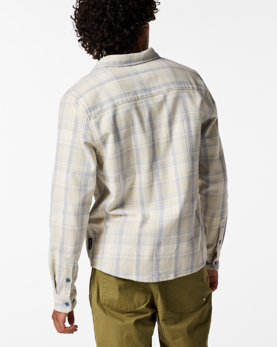 Versatile Outdoor Use Mero Organic Flannel Shirt - Men s