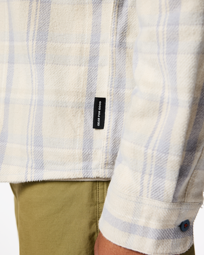 Versatile Outdoor Use Mero Organic Flannel Shirt - Men s