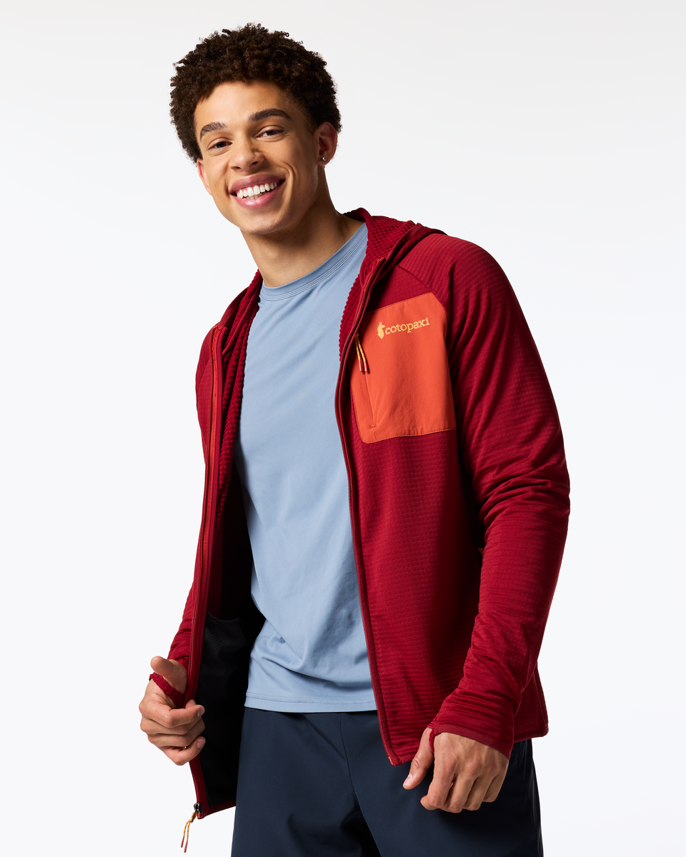 Soft Layering Warmth Otero Fleece Full-Zip Hooded Jacket - Men s