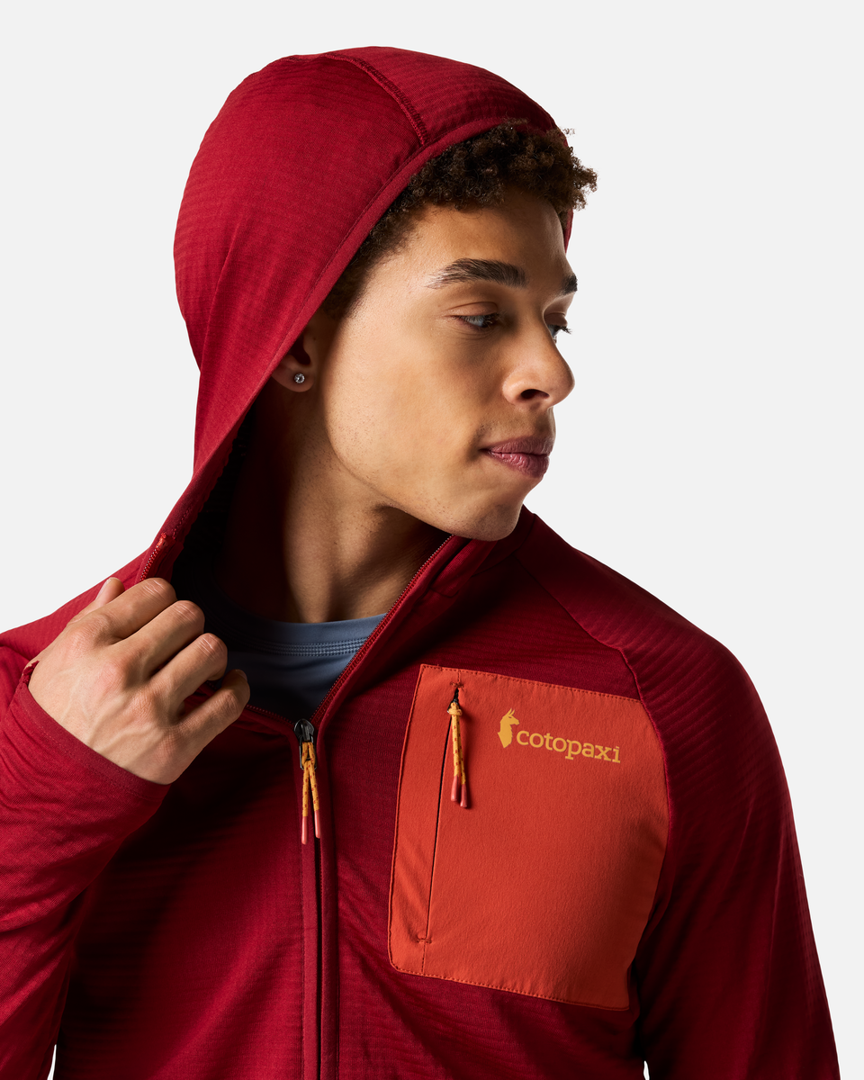 Soft Layering Warmth Otero Fleece Full-Zip Hooded Jacket - Men s