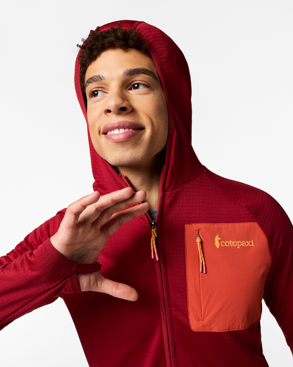 Soft Layering Warmth Otero Fleece Full-Zip Hooded Jacket - Men s