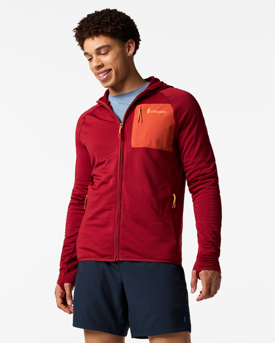 Soft Layering Warmth Otero Fleece Full-Zip Hooded Jacket - Men s