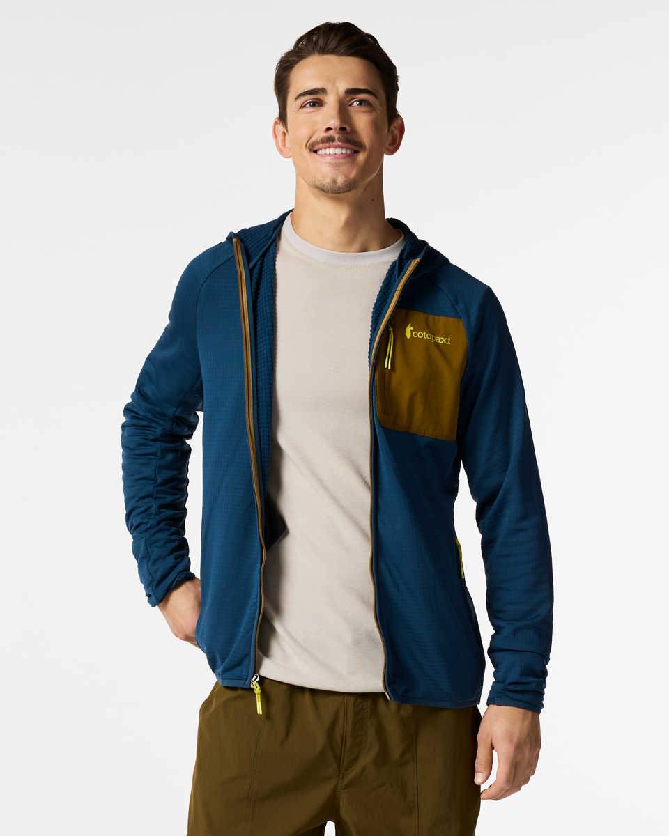 Soft Layering Warmth Otero Fleece Full-Zip Hooded Jacket - Men s