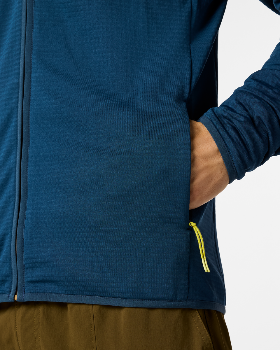 Soft Layering Warmth Otero Fleece Full-Zip Hooded Jacket - Men s