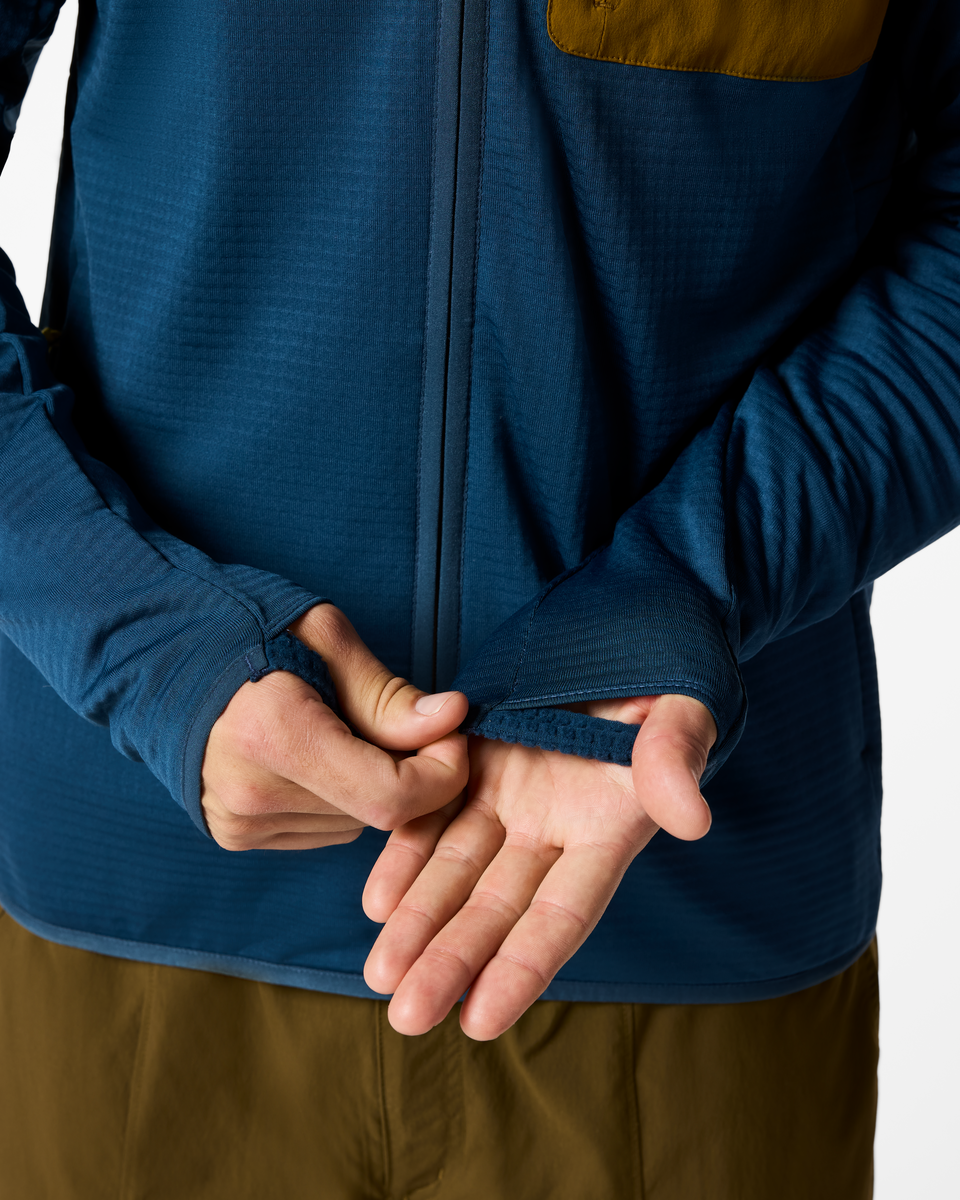 Soft Layering Warmth Otero Fleece Full-Zip Hooded Jacket - Men s