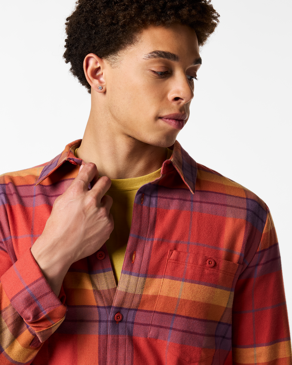 Everyday Layering Comfort Quedo Flannel Shirt - Men s