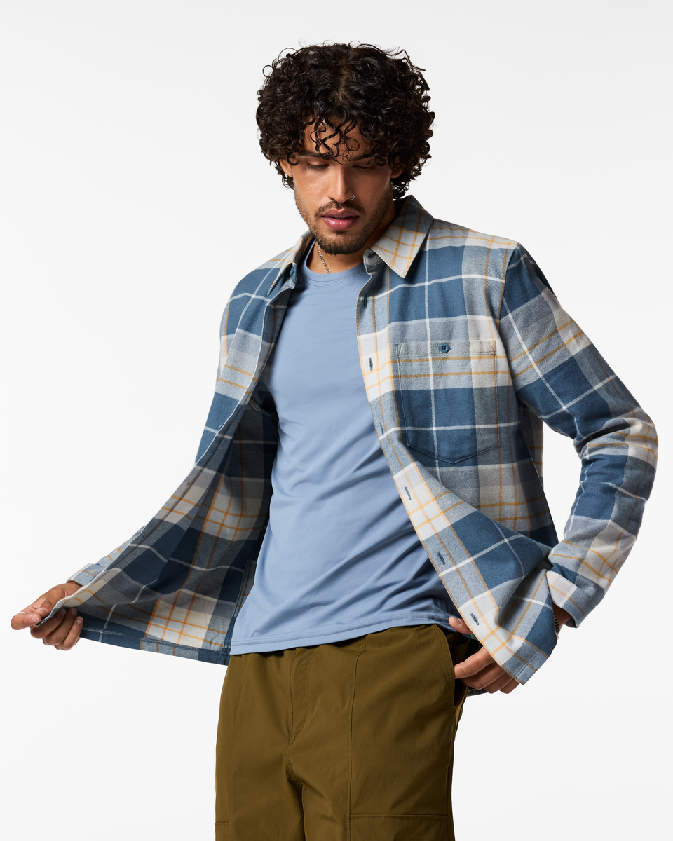 Everyday Layering Comfort Quedo Flannel Shirt - Men s