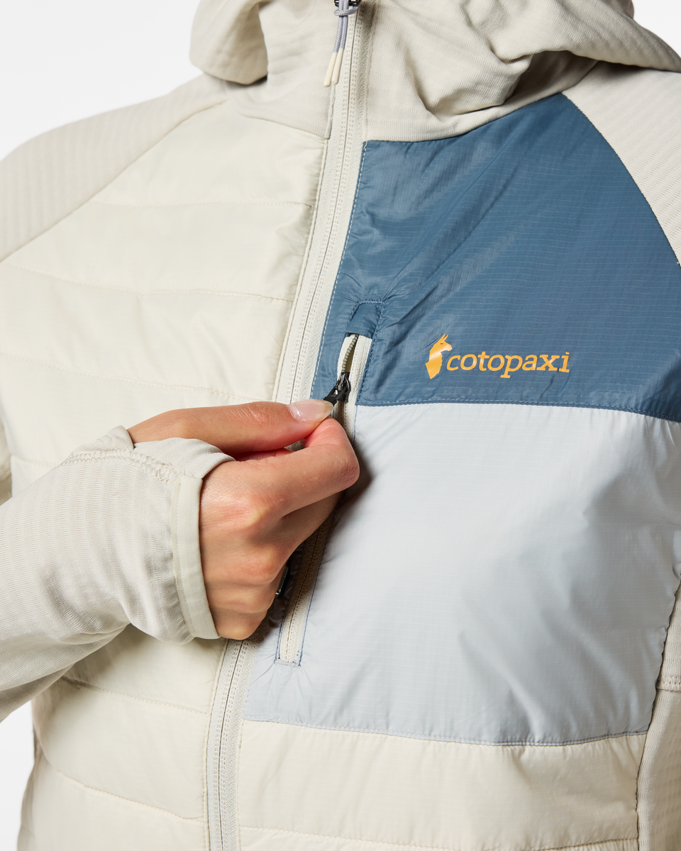 Soft Layering Warmth Acodo Hybrid Hooded Jacket - Women s
