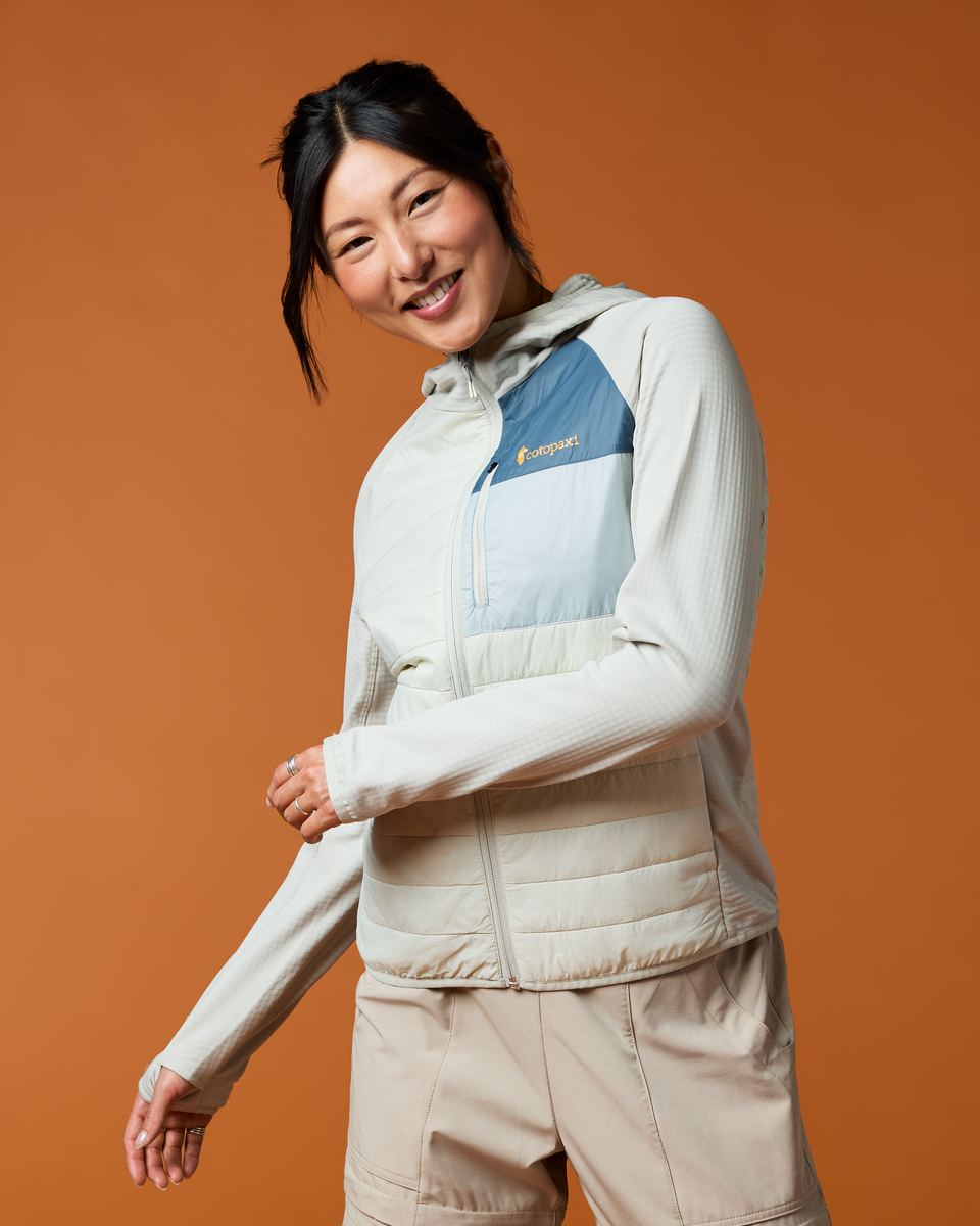 Soft Layering Warmth Acodo Hybrid Hooded Jacket - Women s