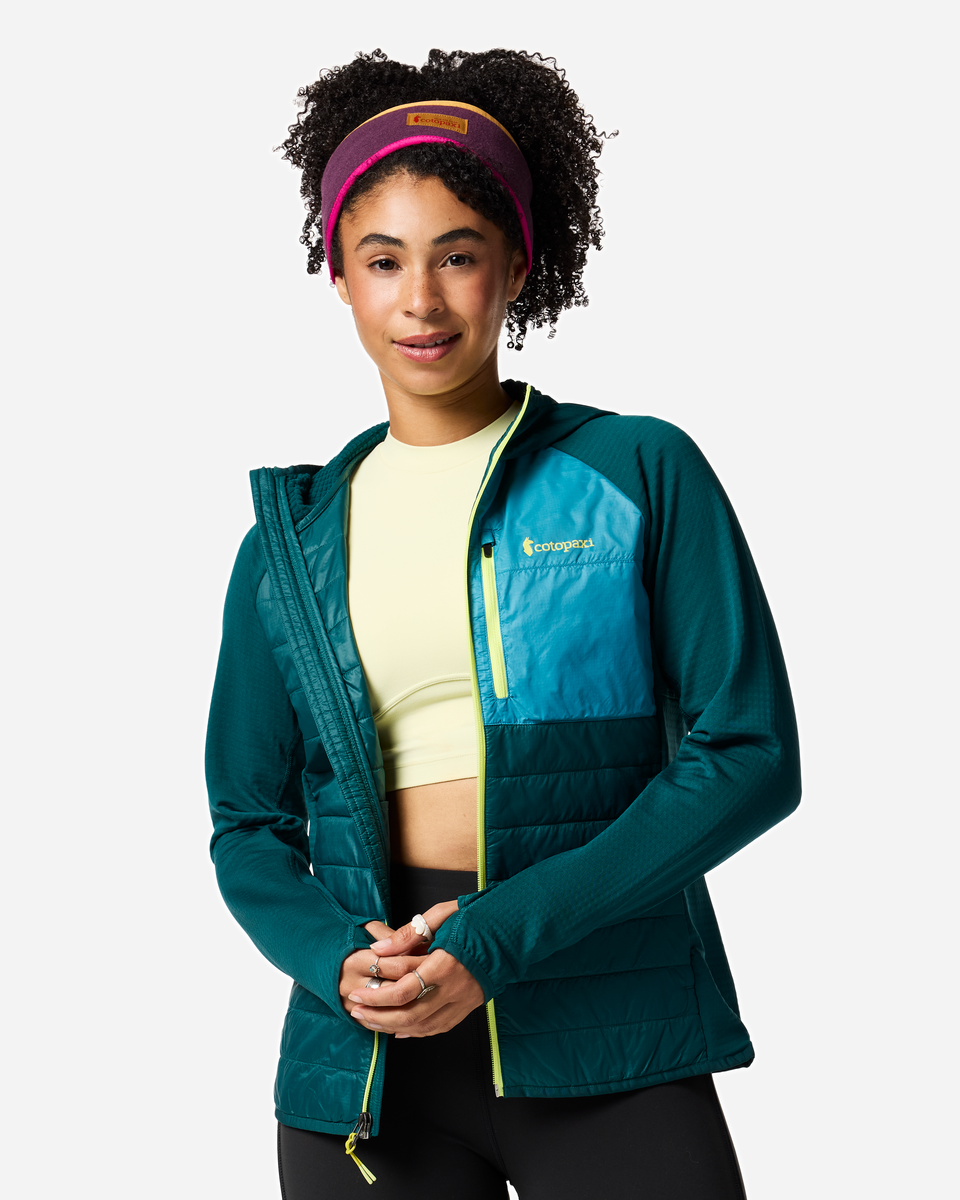 Soft Layering Warmth Acodo Hybrid Hooded Jacket - Women s