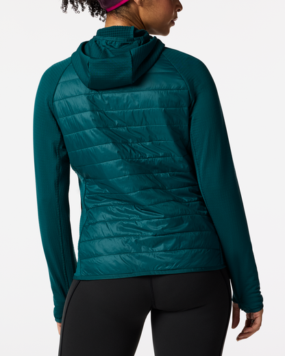Soft Layering Warmth Acodo Hybrid Hooded Jacket - Women s