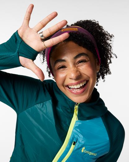 Soft Layering Warmth Acodo Hybrid Hooded Jacket - Women s