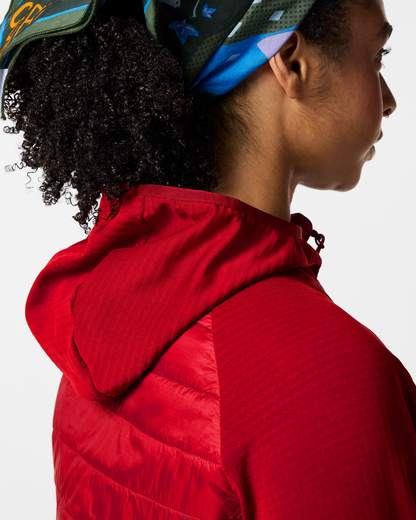 Soft Layering Warmth Acodo Hybrid Hooded Jacket - Women s