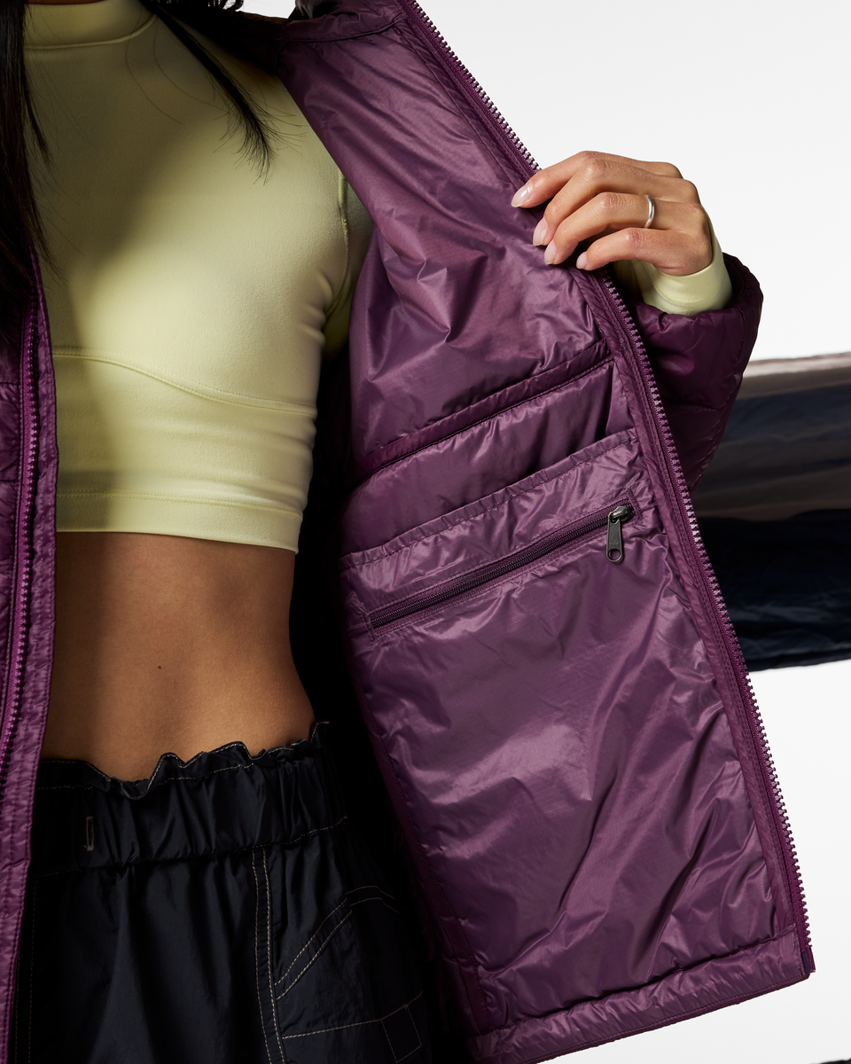 Soft Layering Warmth Acodo Insulated Hooded Jacket - Women s