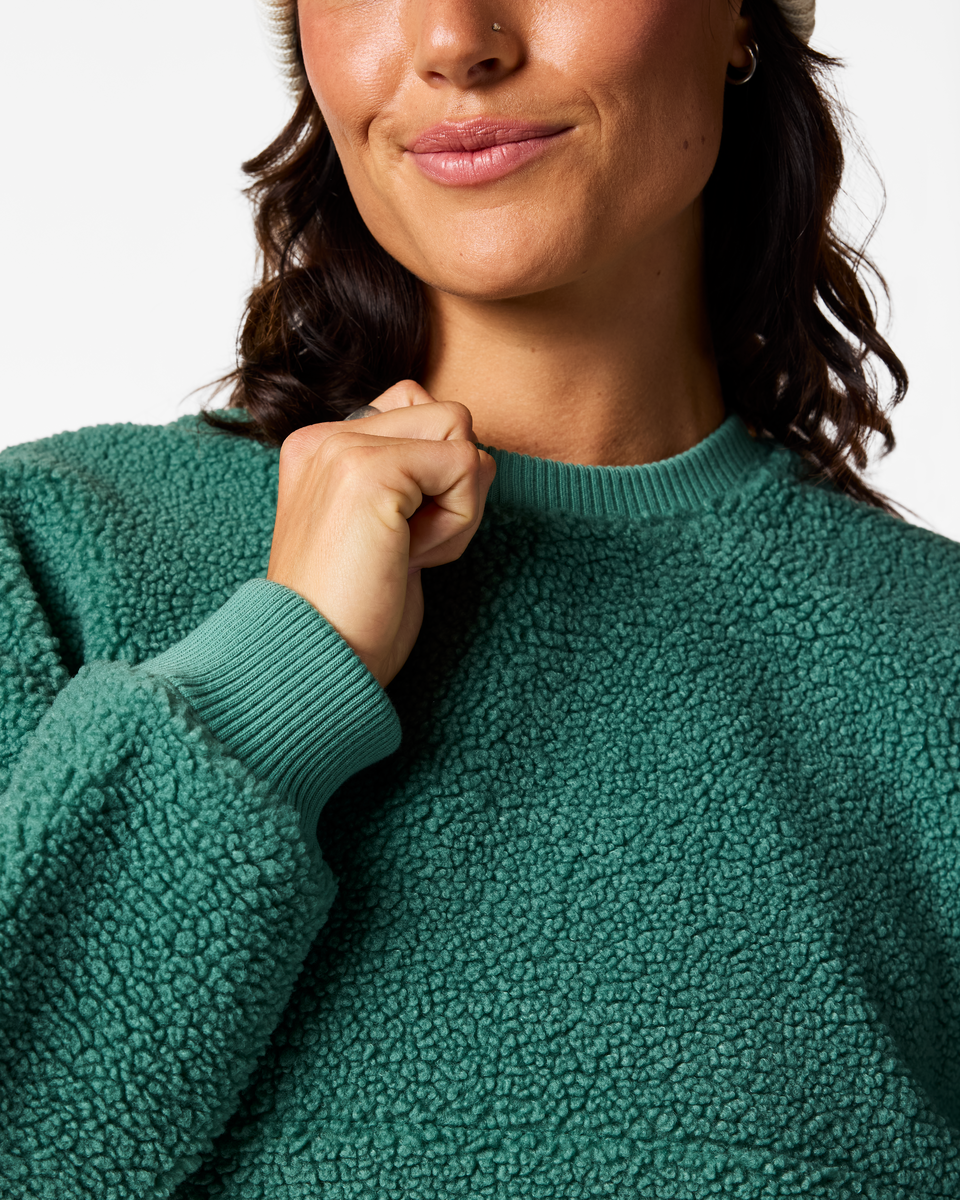 Soft Layering Warmth Amigazo Fleece Crew - Women s