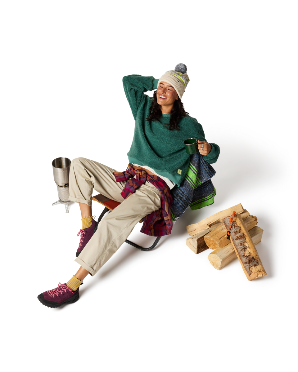 Soft Layering Warmth Amigazo Fleece Crew - Women s