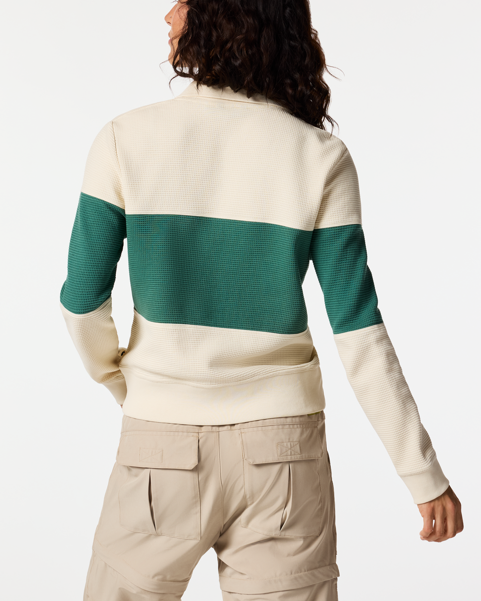 Comfortable Everyday Wear Atajo Waffle Rugby - Women s