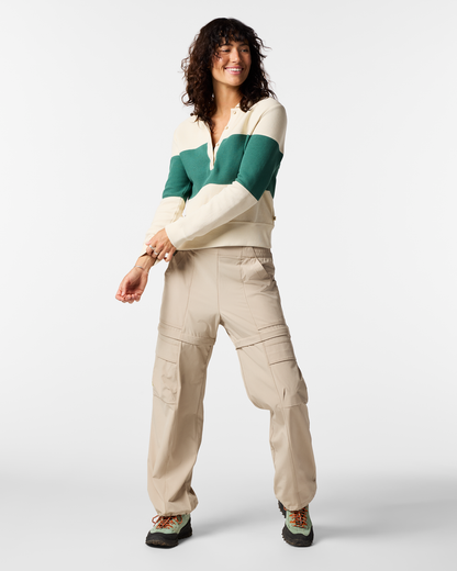 Comfortable Everyday Wear Atajo Waffle Rugby - Women s