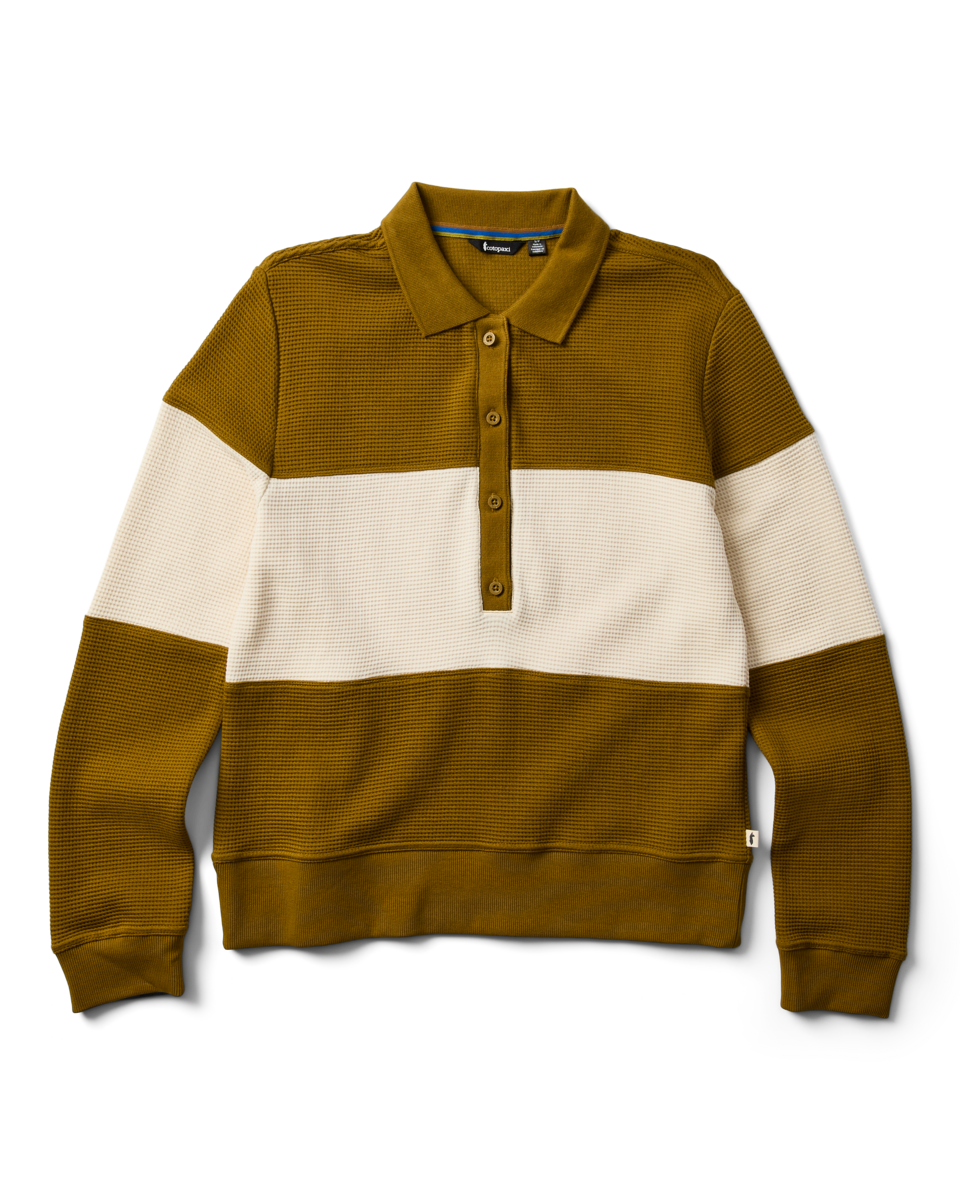 Comfortable Everyday Wear Atajo Waffle Rugby - Women s