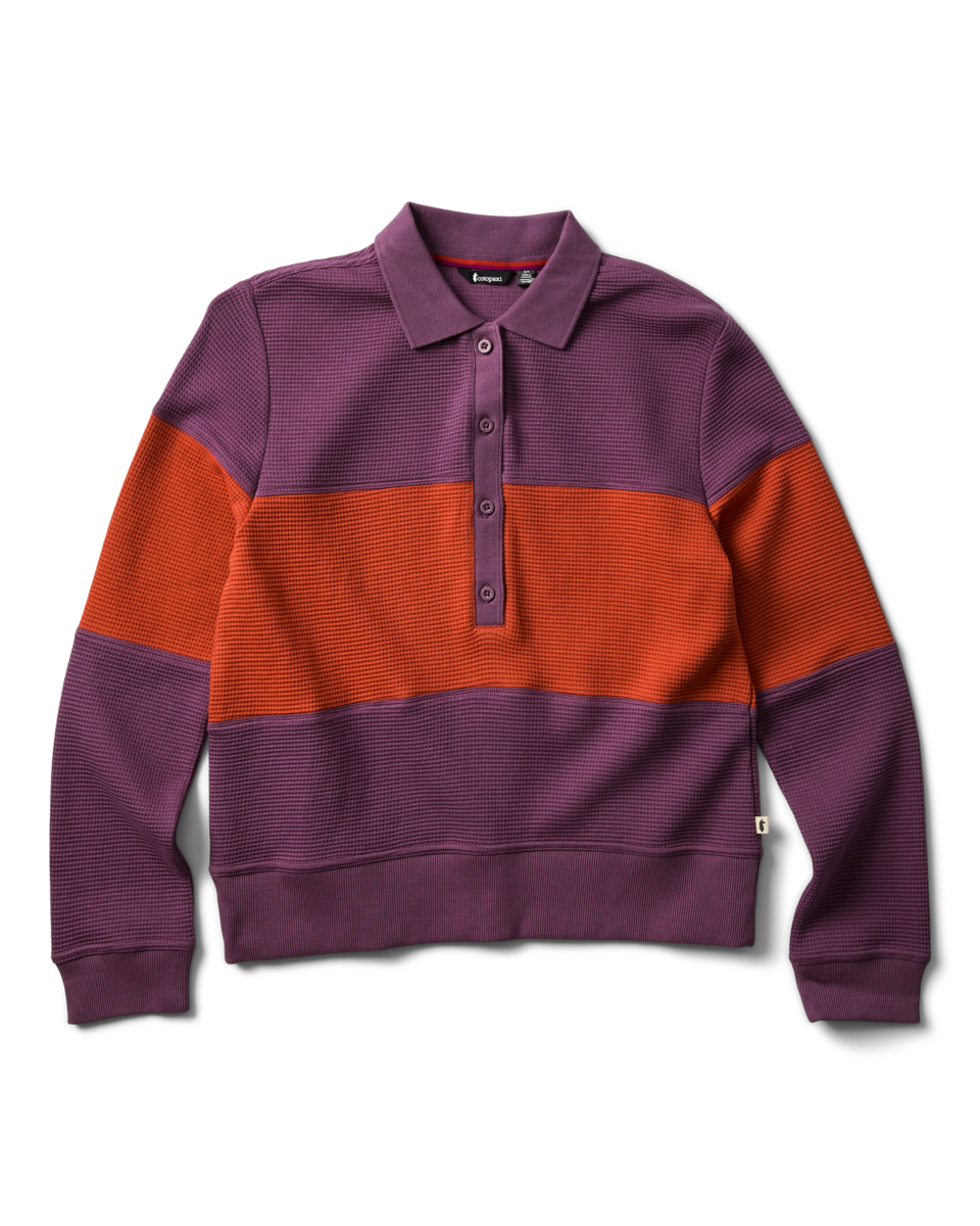 Comfortable Everyday Wear Atajo Waffle Rugby - Women s