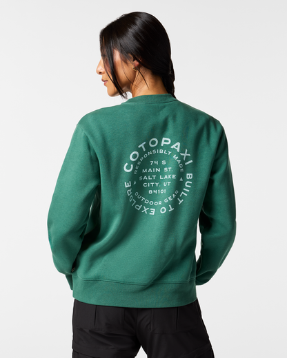 Soft Adventure Layer Built to Explore Crew Sweatshirt - Women s