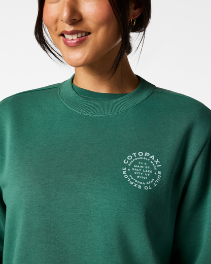 Soft Adventure Layer Built to Explore Crew Sweatshirt - Women s