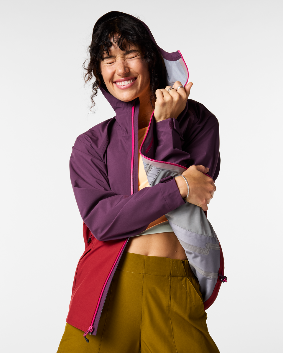 Rainy Day Protection Impermeo 3L Hooded Shell Jacket - Women s
