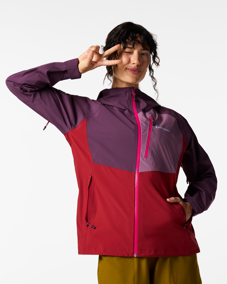 Rainy Day Protection Impermeo 3L Hooded Shell Jacket - Women s
