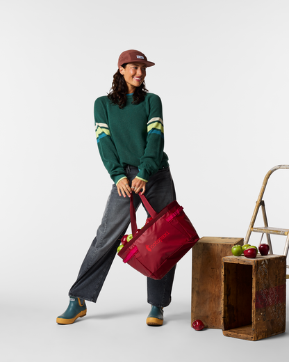 Casual Outdoor Style Libre Waffle Crew Sweater - Women s