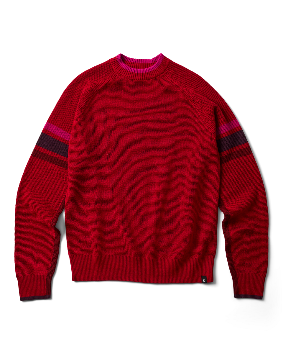 Casual Outdoor Style Libre Waffle Crew Sweater - Women s