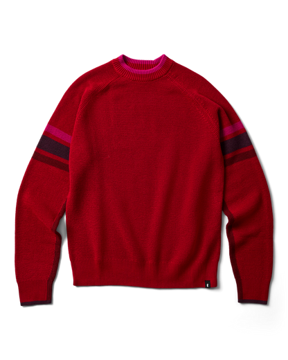 Casual Outdoor Style Libre Waffle Crew Sweater - Women s