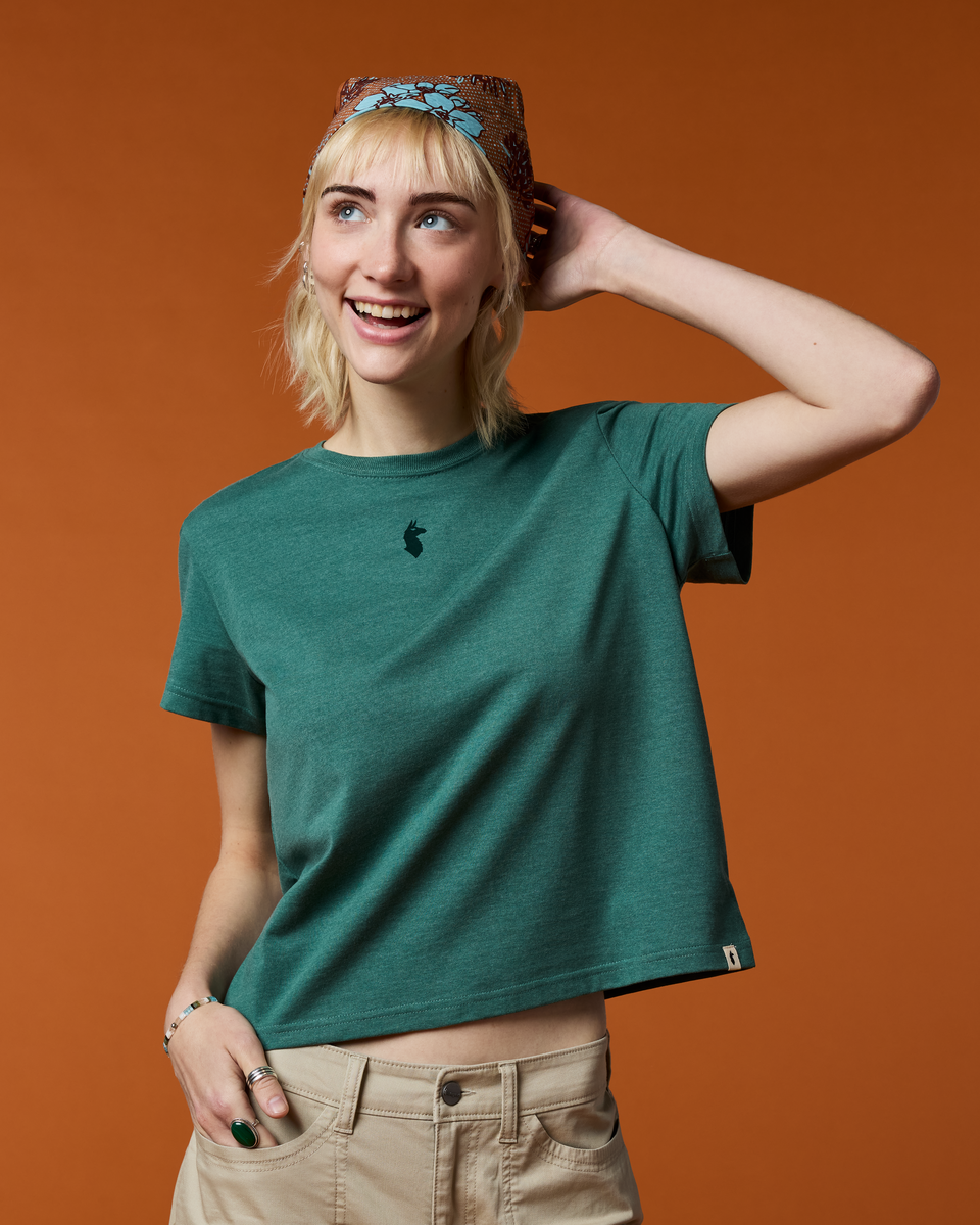 Casual Adventure Style Llama Icon T-Shirt - Women s
