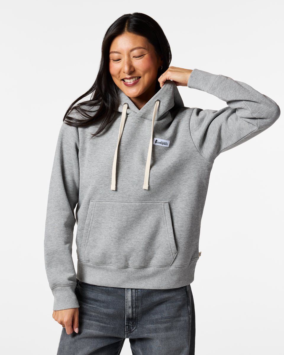 Casual Outdoor Style Llama Patch Pullover Hoodie - Women s