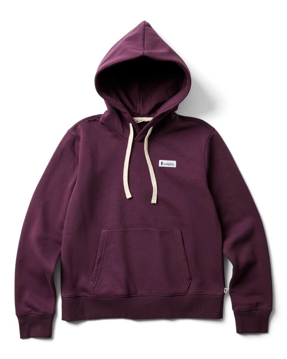 Casual Outdoor Style Llama Patch Pullover Hoodie - Women s