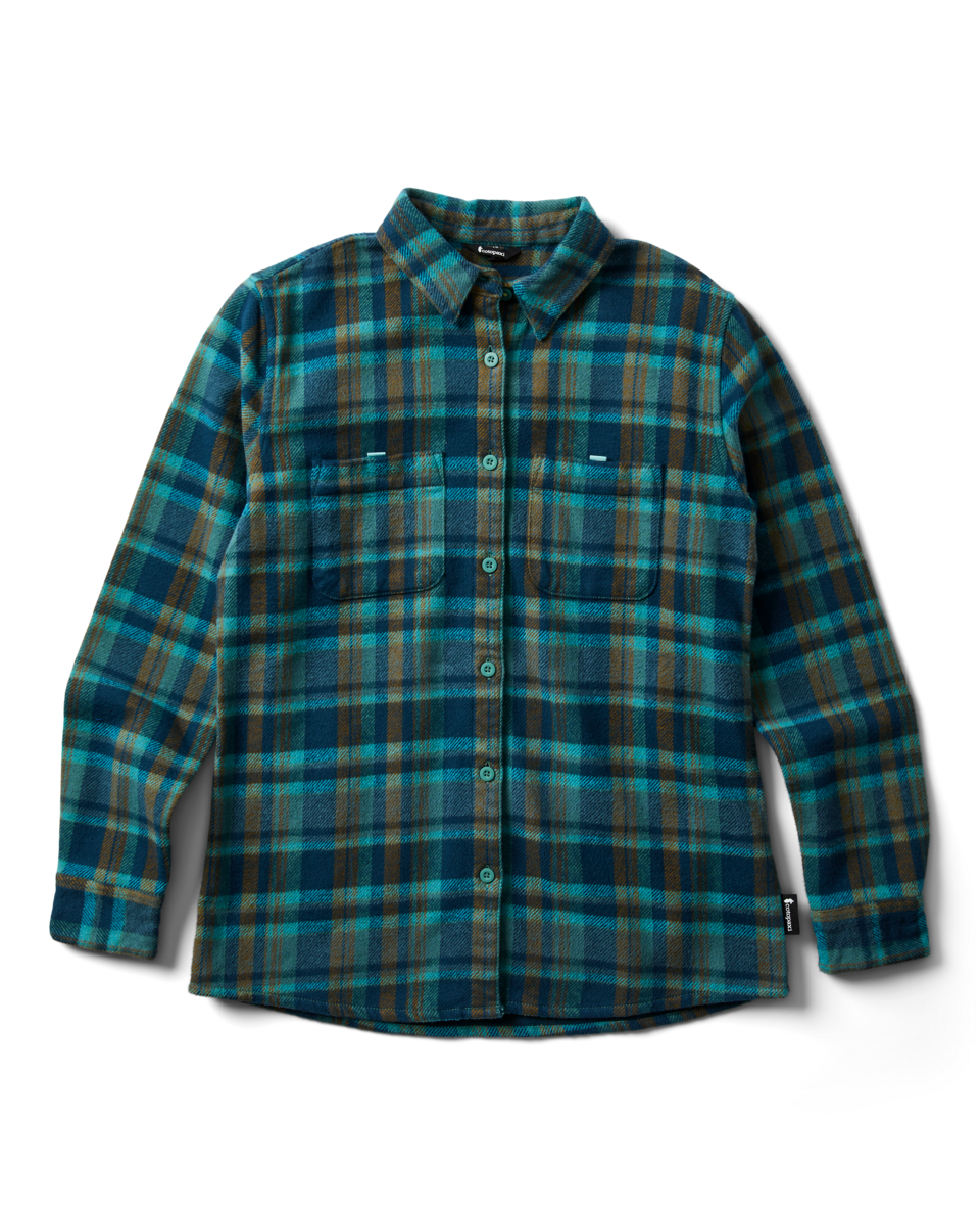 Versatile Outdoor Use Mero Organic Flannel Shirt - Women s