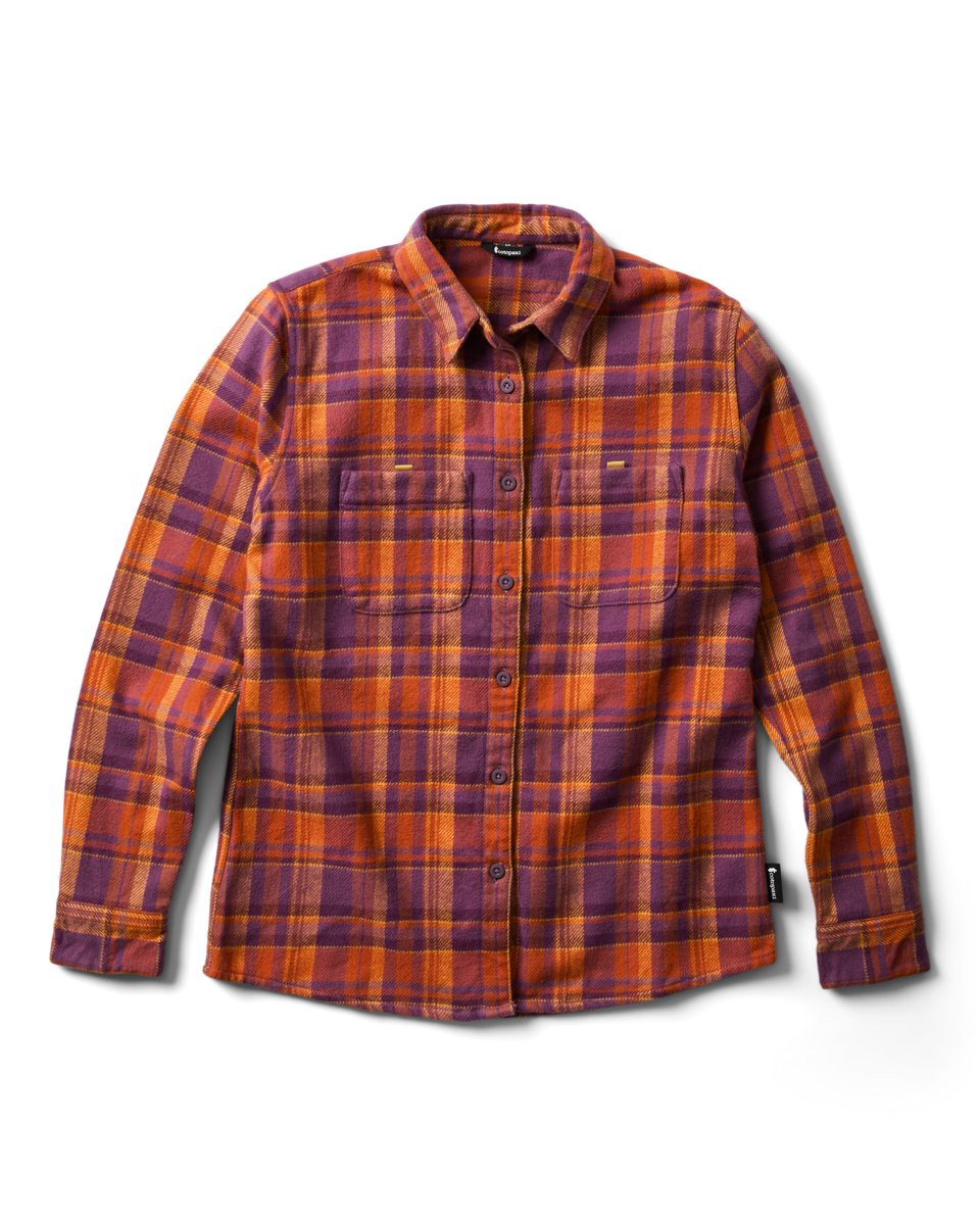 Versatile Outdoor Use Mero Organic Flannel Shirt - Women s