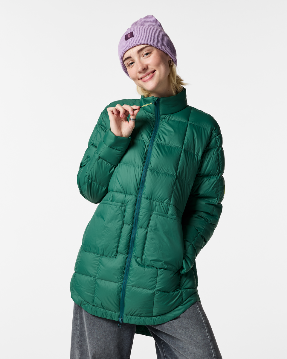 Trail Ready Layer Repleto Down Long Jacket - Women s