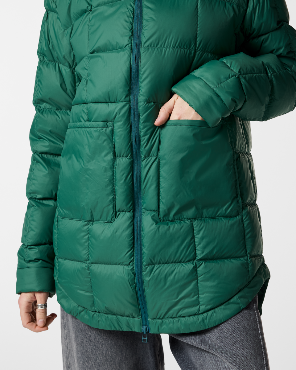Trail Ready Layer Repleto Down Long Jacket - Women s