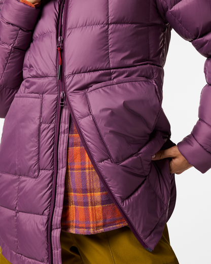 Trail Ready Layer Repleto Down Long Jacket - Women s