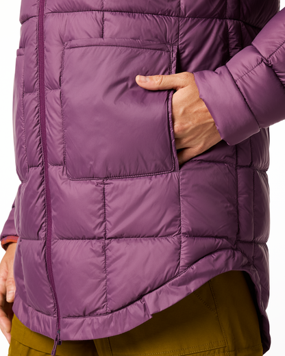 Trail Ready Layer Repleto Down Long Jacket - Women s