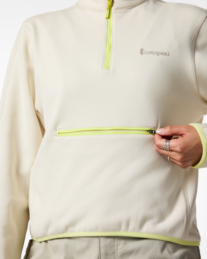 Trail Ready Layer Tempa Fleece Quarter-Zip Pullover - Women s