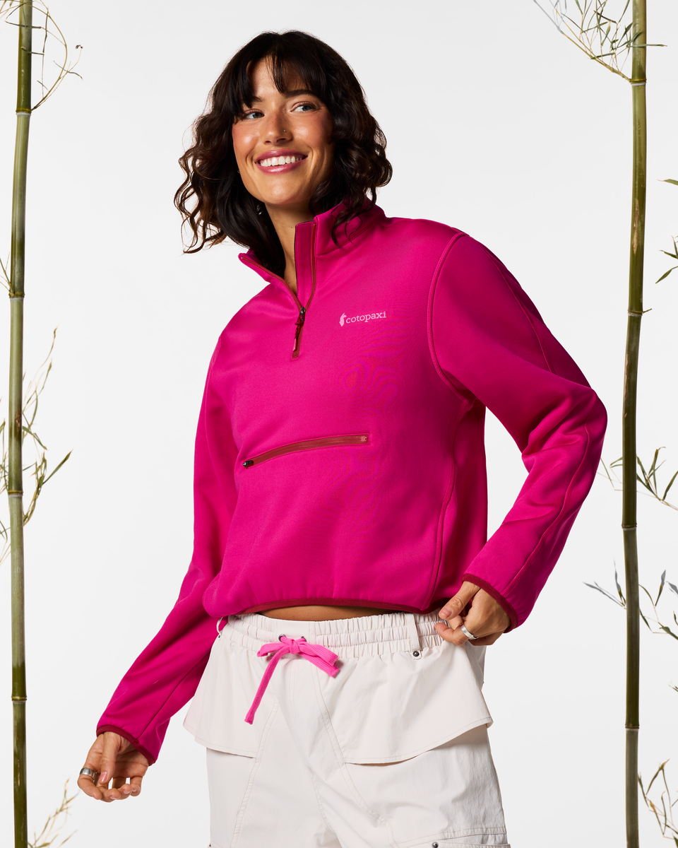 Trail Ready Layer Tempa Fleece Quarter-Zip Pullover - Women s