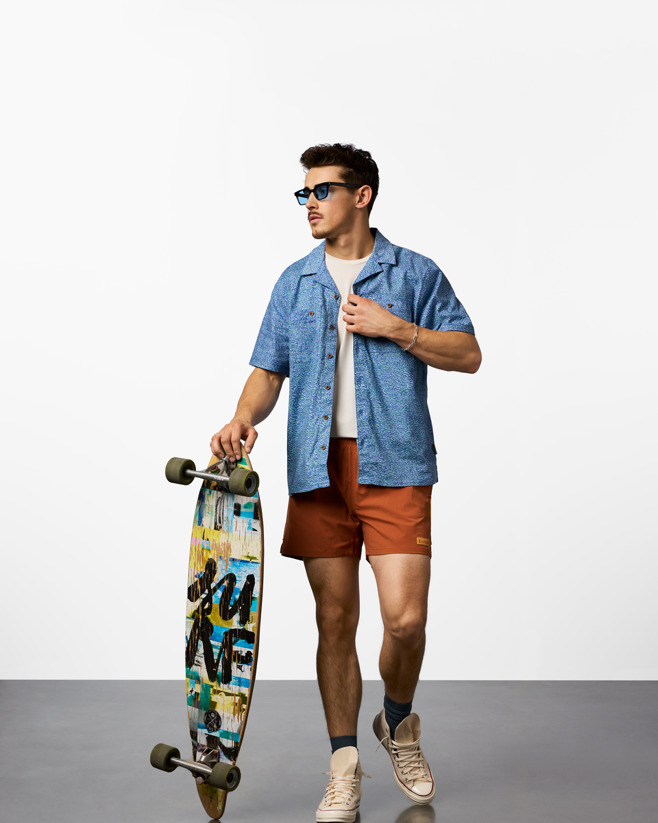 Everyday Adventure Style Afuera Button Up Shirt - Print - Men s