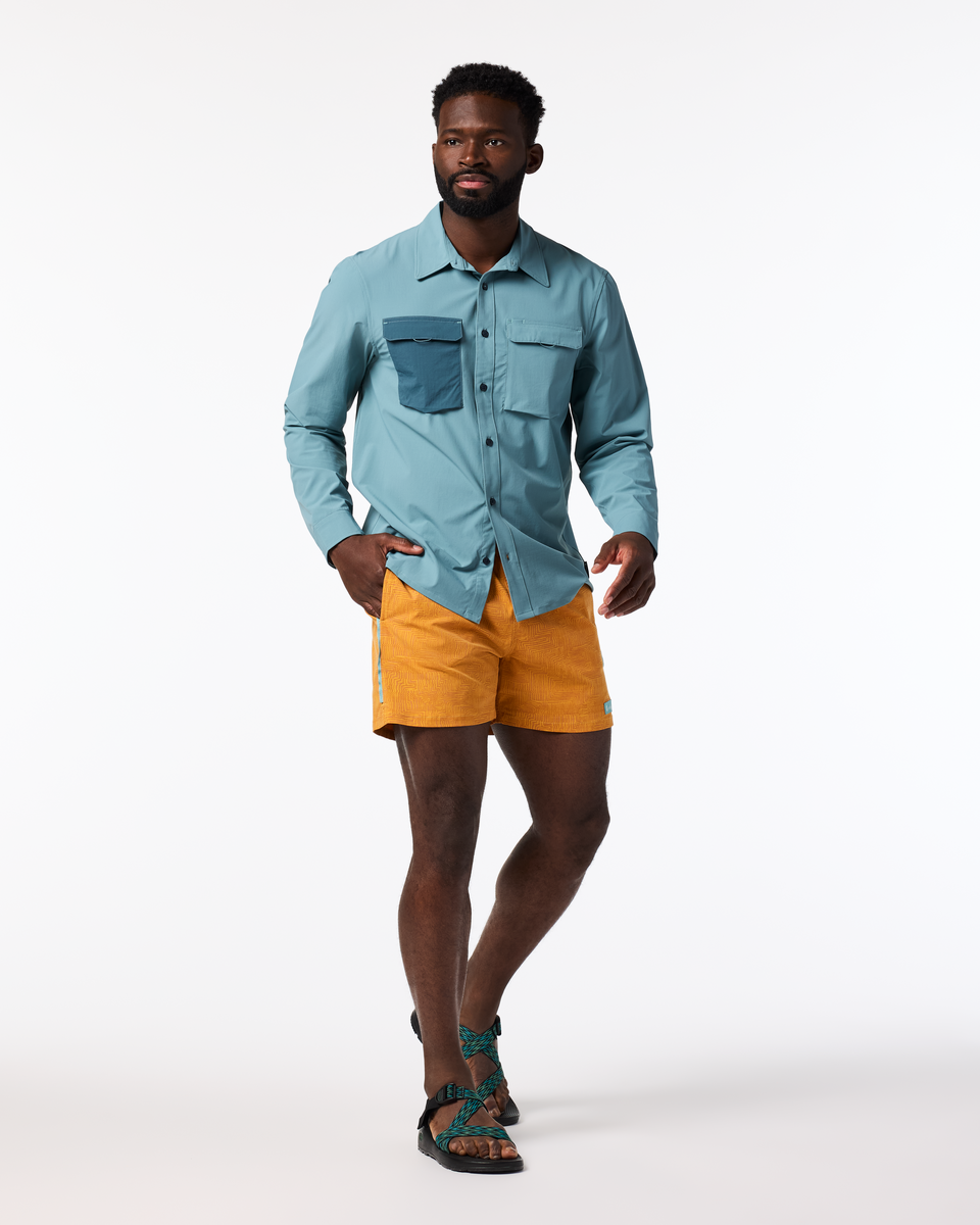 Casual Outdoor Style Brinco 5 Short - Print - Men s