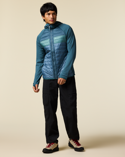 Comfortable Sun Coverage Capa Hybrid Insulated Hooded Jacket - Men s