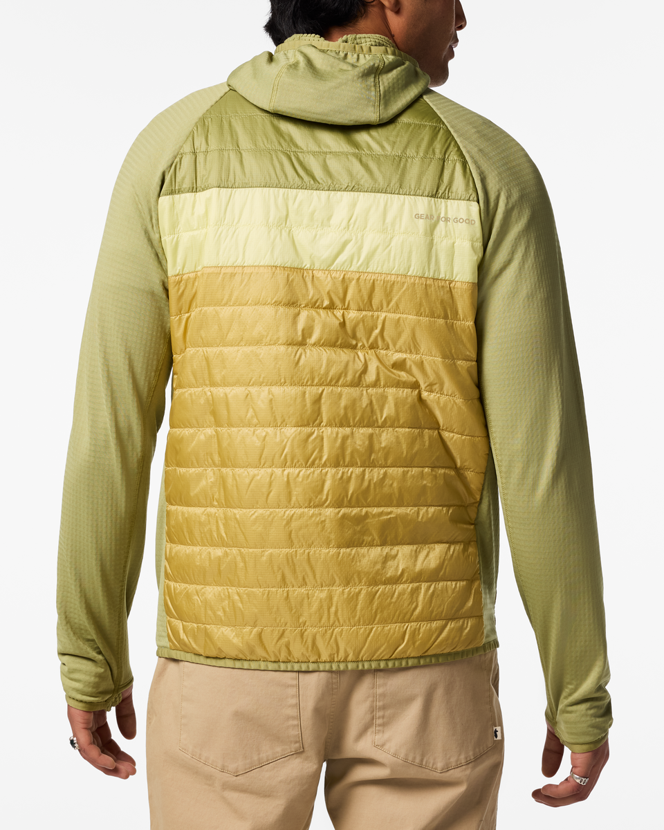Comfortable Sun Coverage Capa Hybrid Insulated Hooded Jacket - Men s