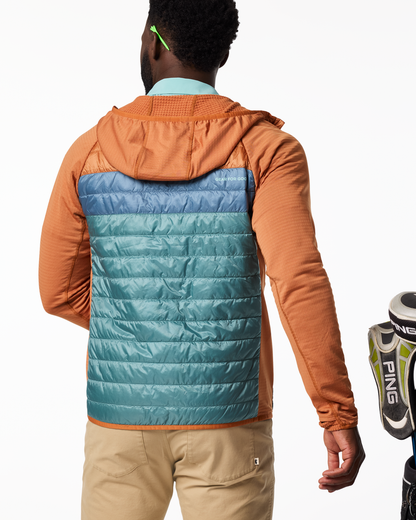 Comfortable Sun Coverage Capa Hybrid Insulated Hooded Jacket - Men s