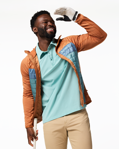 Comfortable Sun Coverage Capa Hybrid Insulated Hooded Jacket - Men s
