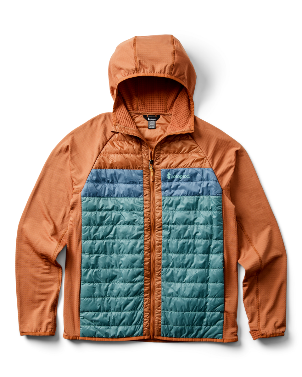 Comfortable Sun Coverage Capa Hybrid Insulated Hooded Jacket - Men s